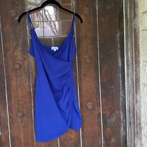 Superdown | Royal Blue Mini Dress Ruched